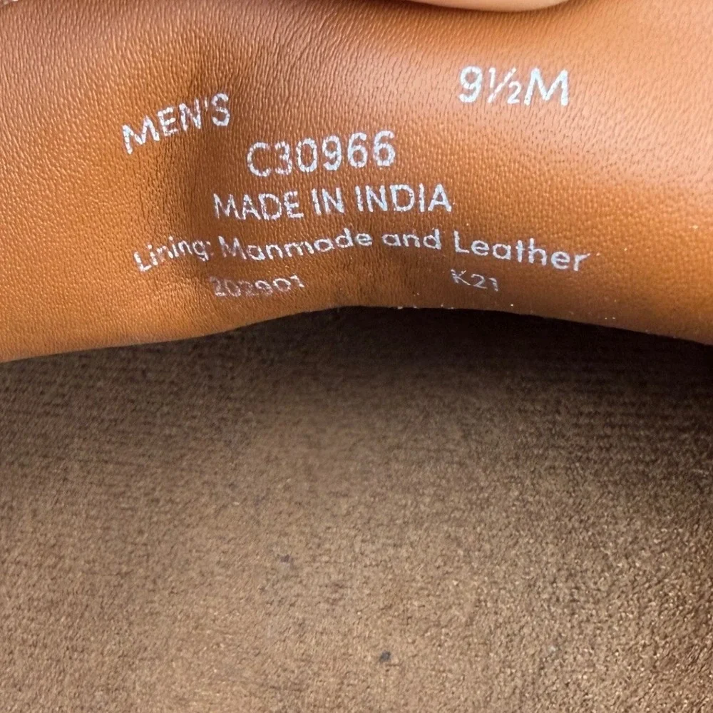 Cole Haan Mens Gunnison Driver C30966 British Tan Leather Penny Loafers 9.5M